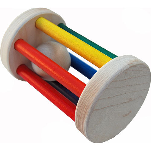 Wooden Rainbow Rattle