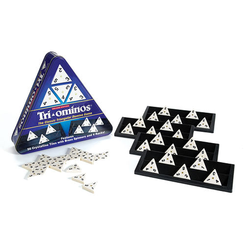 Deluxe Tri-Ominos In Triangular Tin