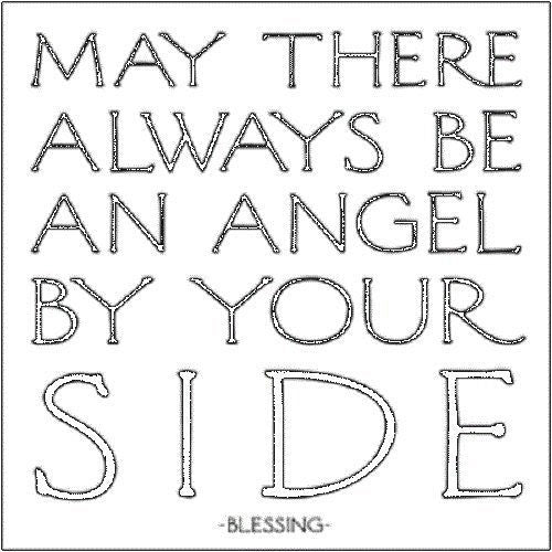 Quotable Magnet "Angel By Your Side" -Solomon