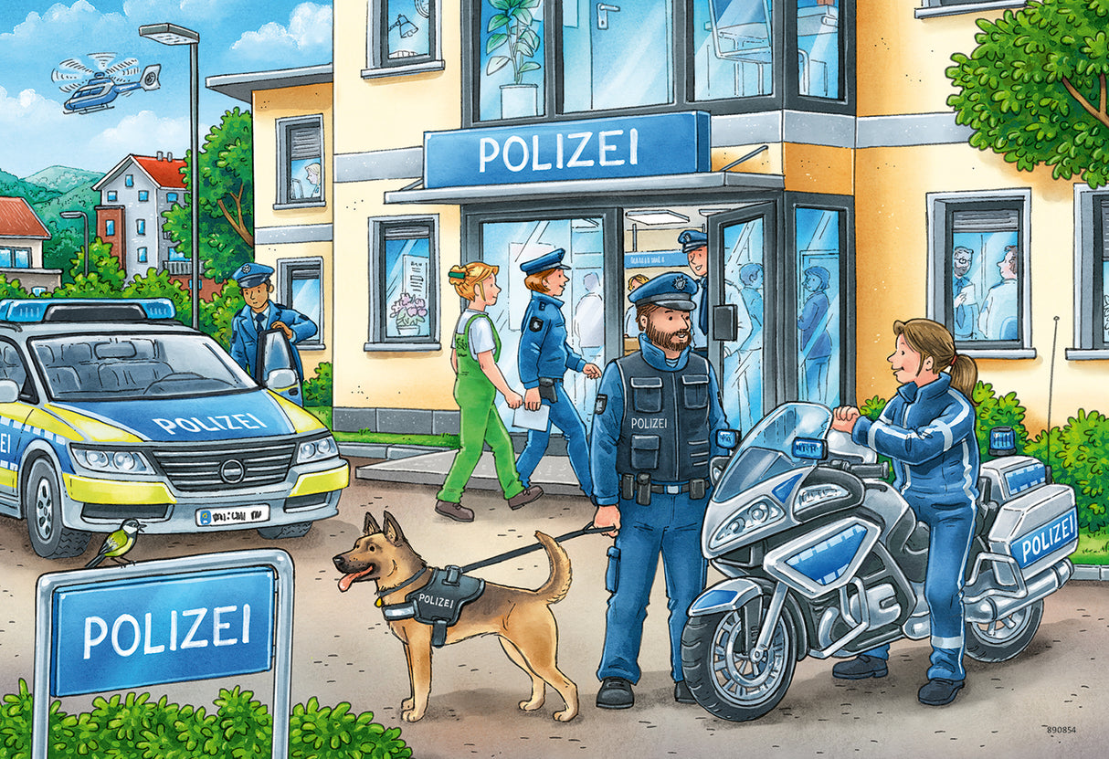 Police At Work 2X24Pc Puzzl