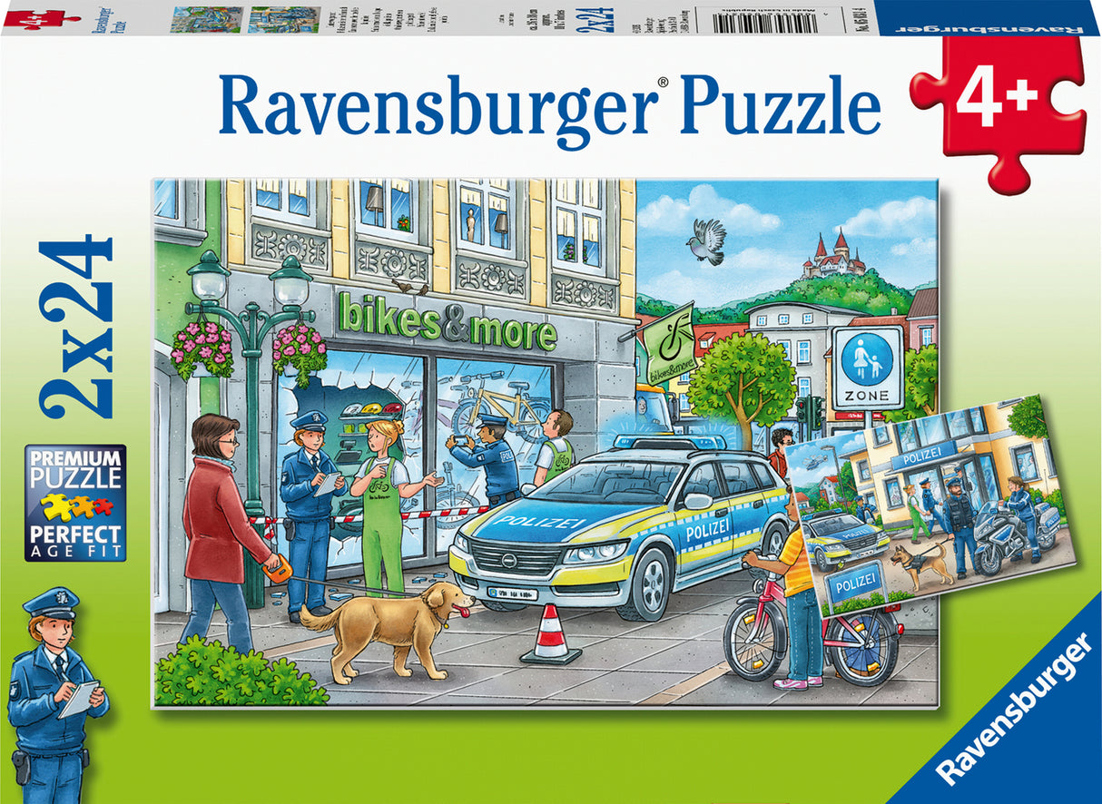 Police At Work 2X24Pc Puzzl