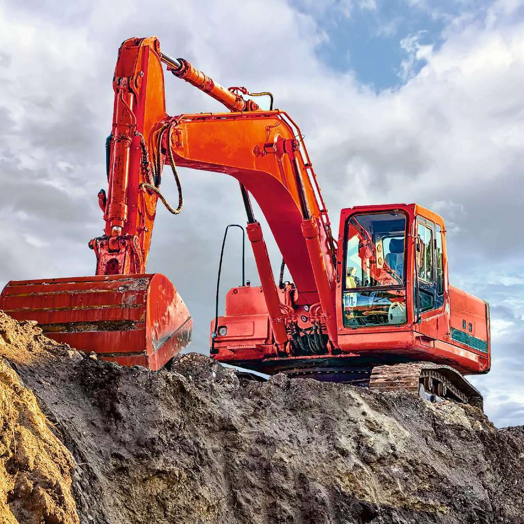 Digger At Work 3X49Pc Puzzl