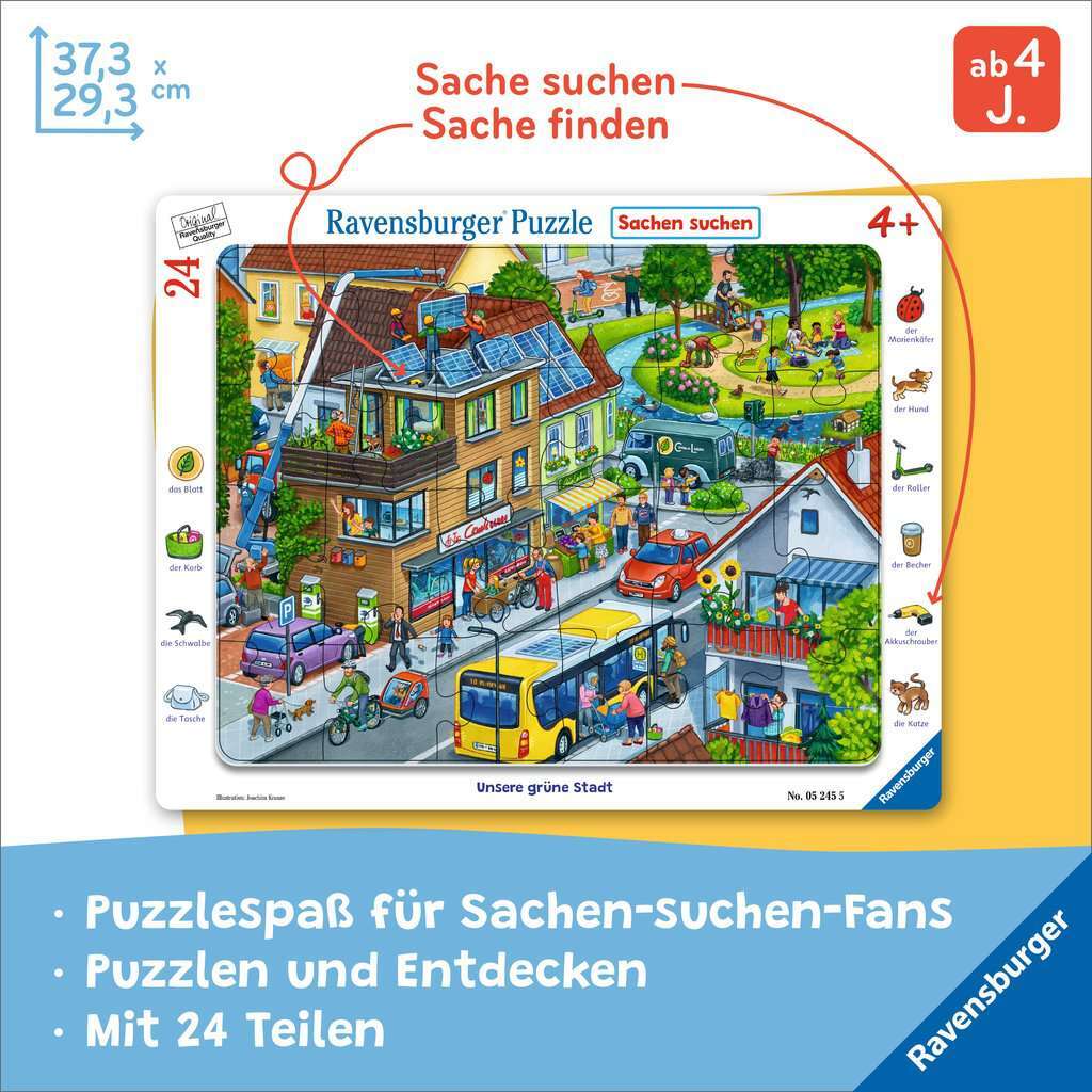 Our Green City Frame Puzzle (24 pc)