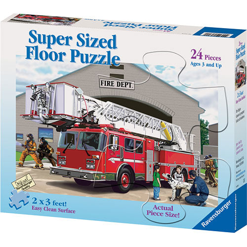 Super SIzed Floor Puzzle Firetruck