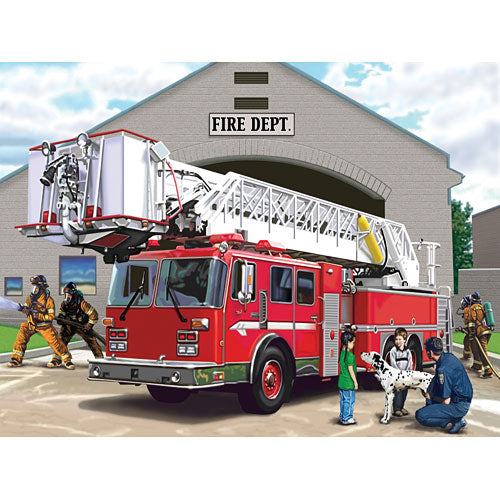 Super SIzed Floor Puzzle Firetruck