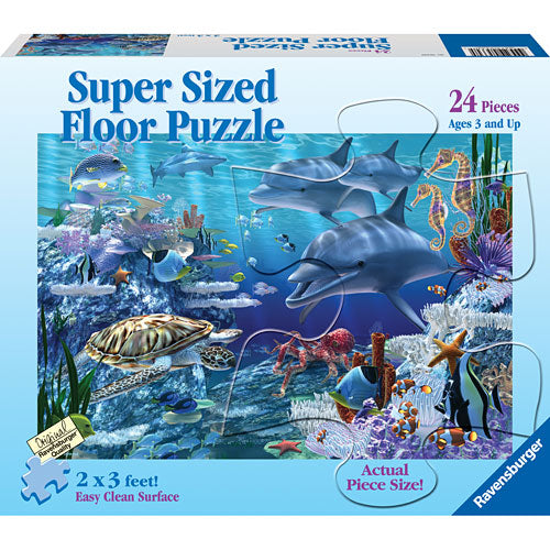 Sea Life 24 pc Super Sized Floor Puzzle