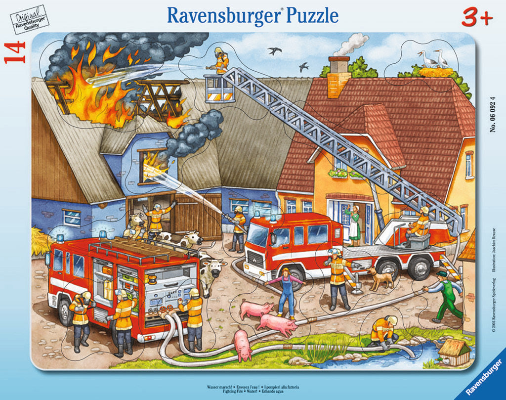 Fighting Fire 14pc Tray Puzzle
