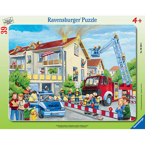 Fireman to the Rescue Tray Puzzle