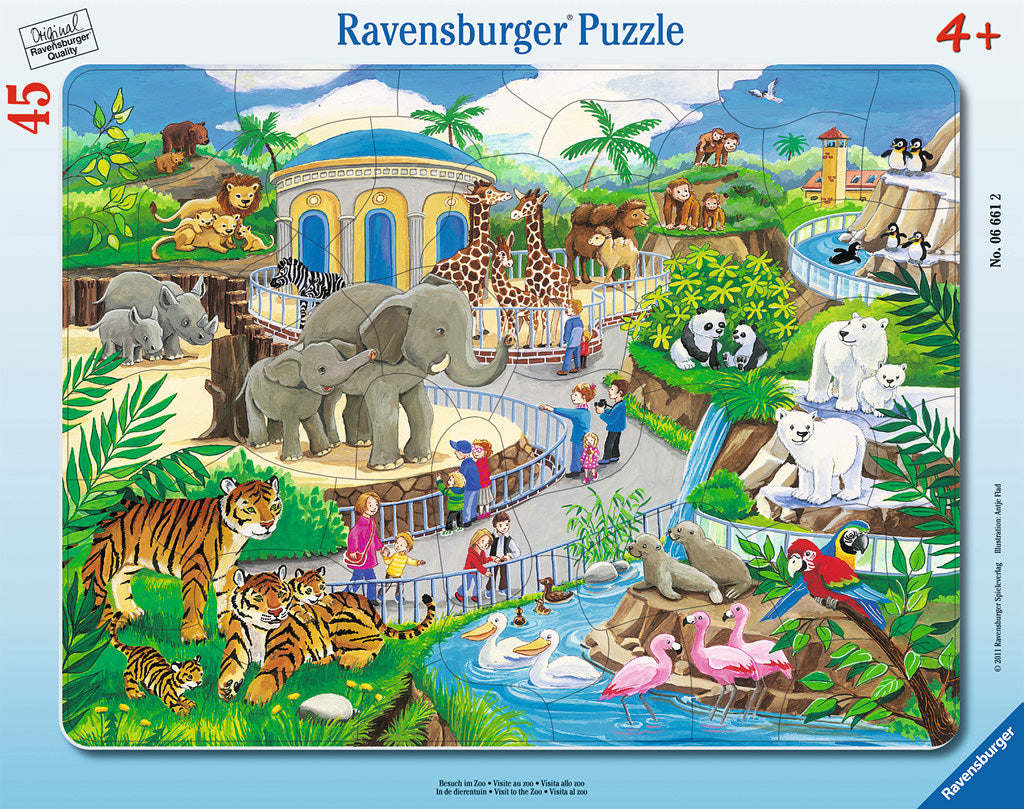 Visit the Zoo Tray Puzzle