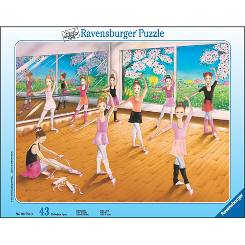 ballet class framed puzzle