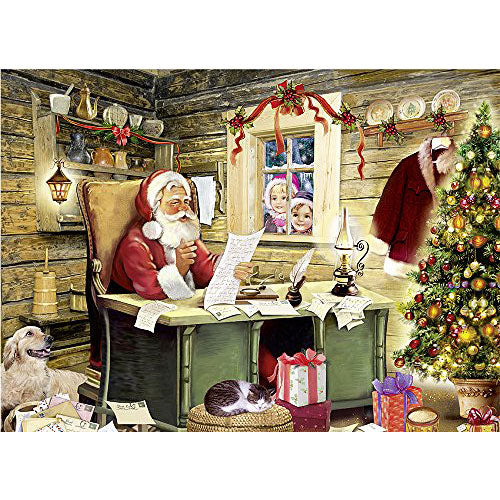 Ravensburger Letters to Santa Holiday in a Collectors Tin Puzzle (80 Piece)