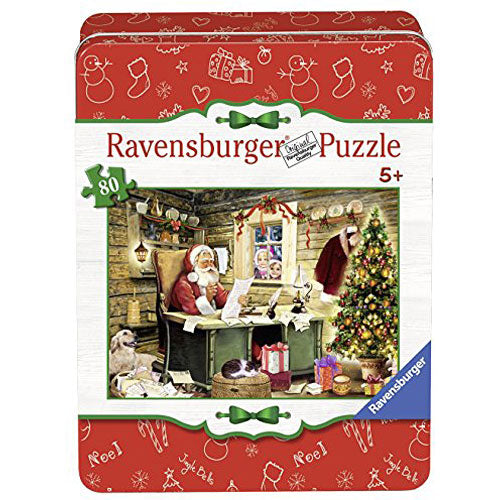 Ravensburger Letters to Santa Holiday in a Collectors Tin Puzzle (80 Piece)