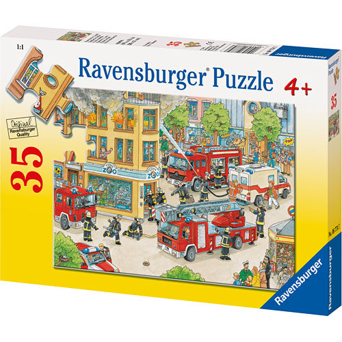 firemen on duty puzzle 35 pc