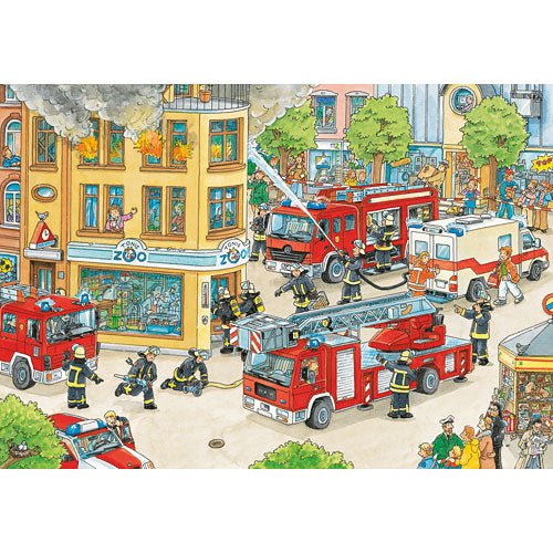 firemen on duty puzzle 35 pc