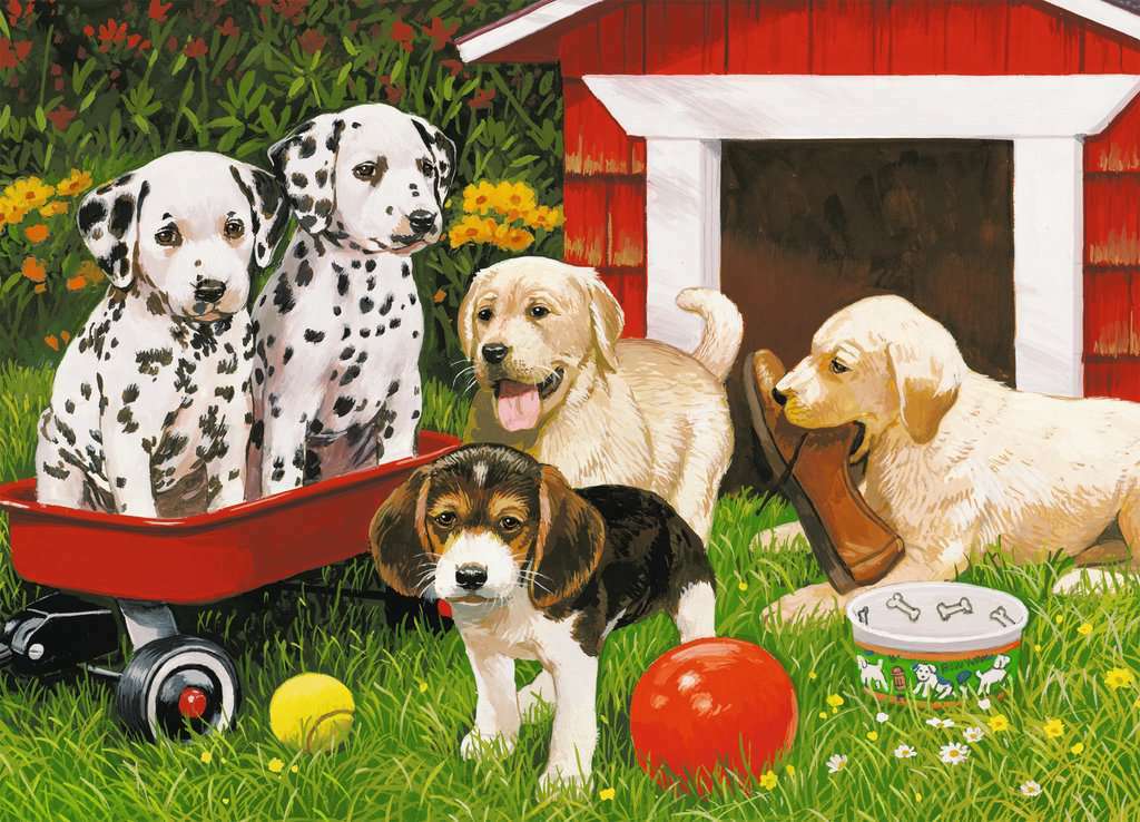 Puppy Party 60 pc Puzzle