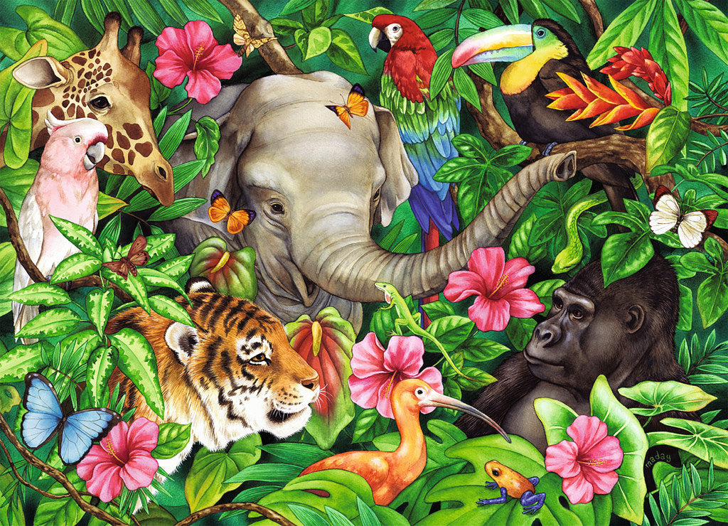 Tropical Friends Puzzle 60pc