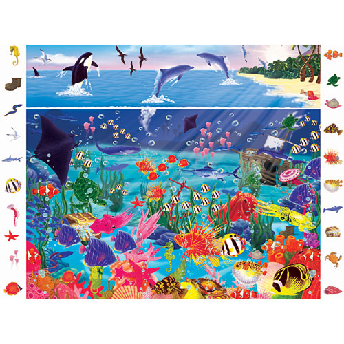 Underwater Discovery Look & Find Puzzle 84 pcs