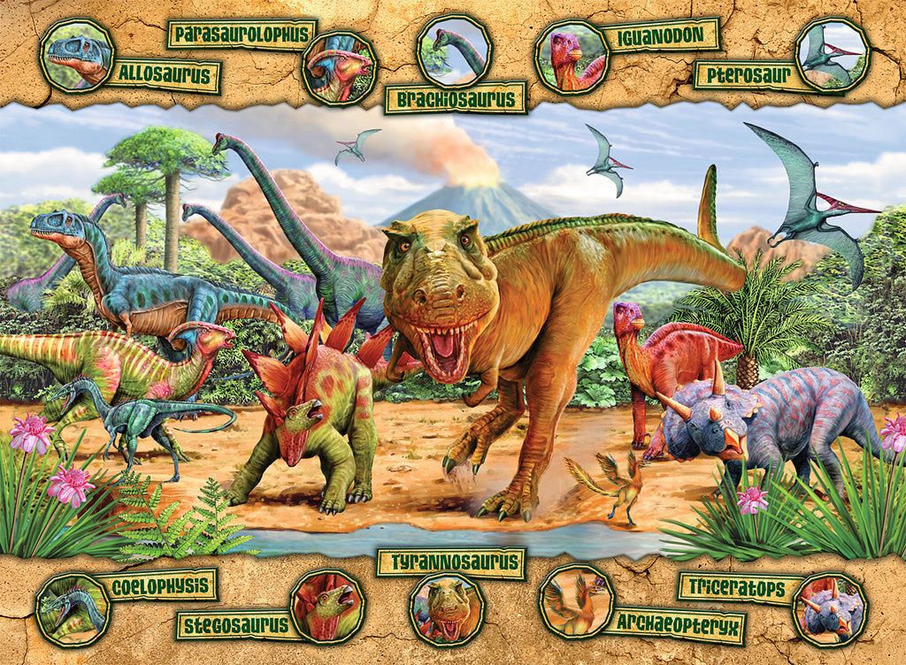 Dinosaurs 100pc XXL Puzzle