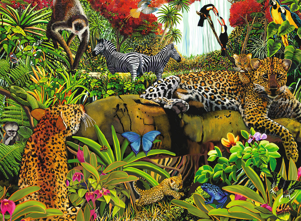 Wild Jungle XXL Puzzle 100 pcs