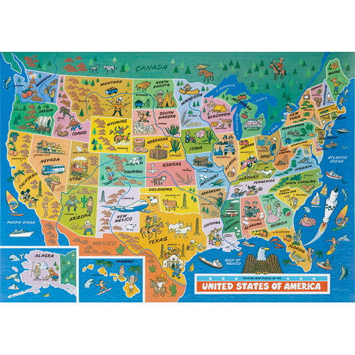 USA Adventure XXL Puzzle 100pcs