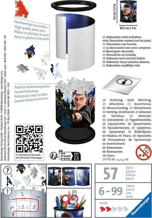 Harry Potter Utensil Cup (54 Piece 3D Puzzle)