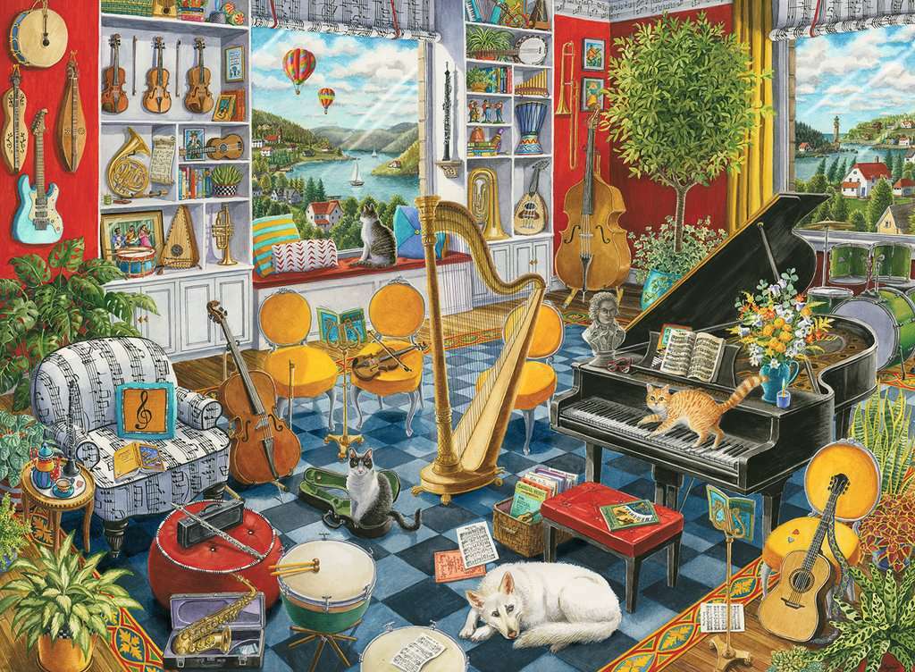 The Music Room 500 Piece Puzzle