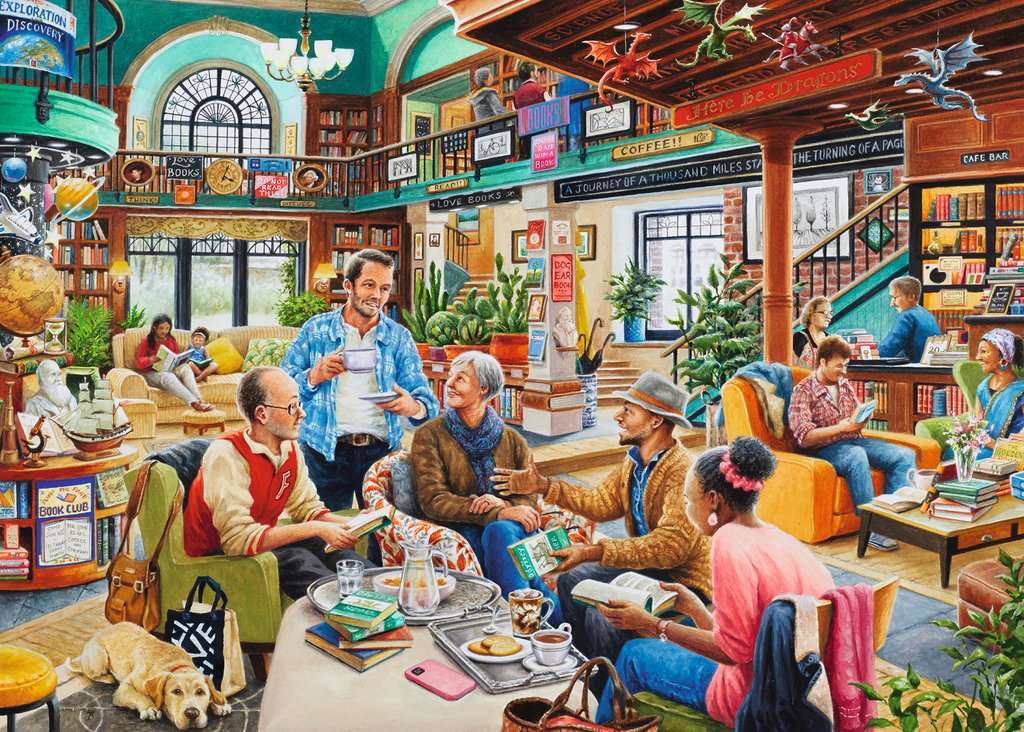 Turn the Page Bookclub 1000 Pc Puzzle