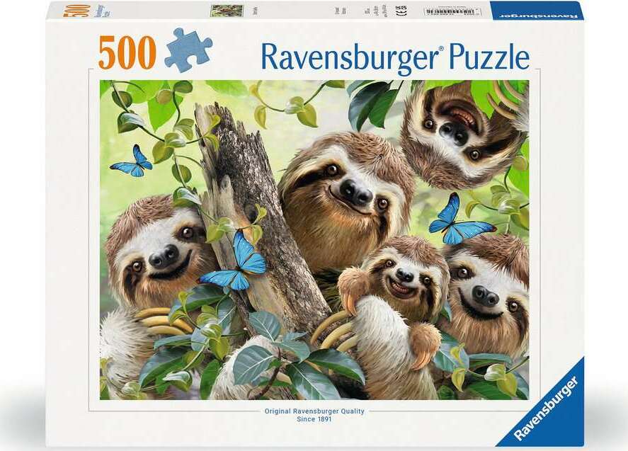 Sloth Selfie 500 Piece Puzzle