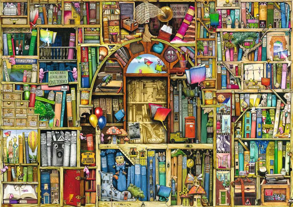 Bizarre Bookshop 2 1000 Piece Puzzle