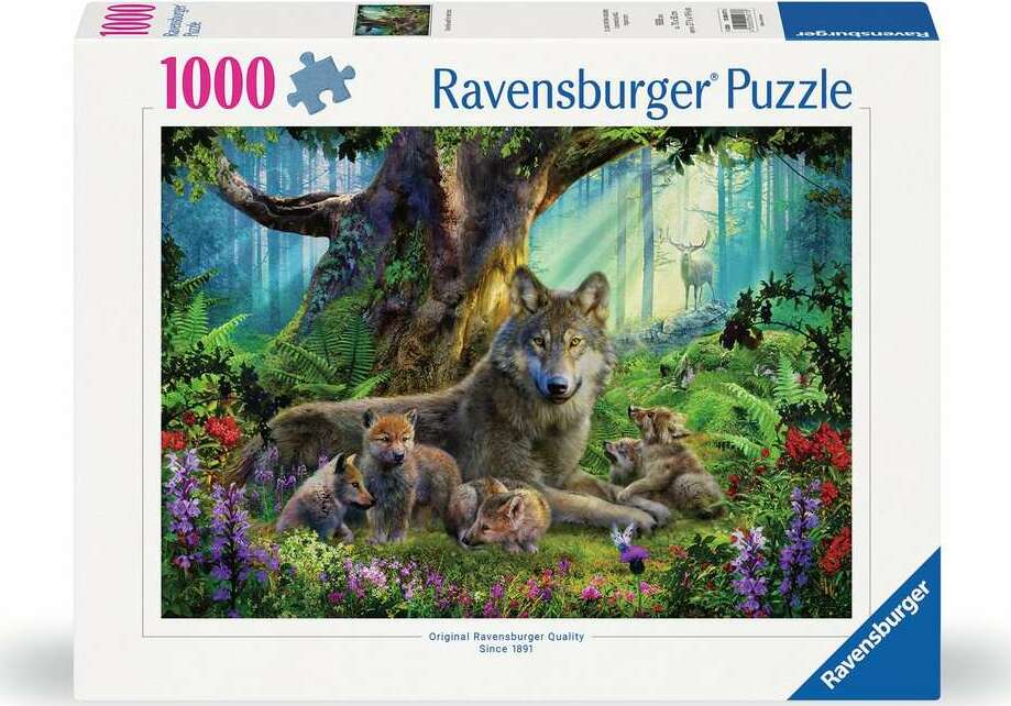 Wolves in the Forest 1000 Piece Puzzle