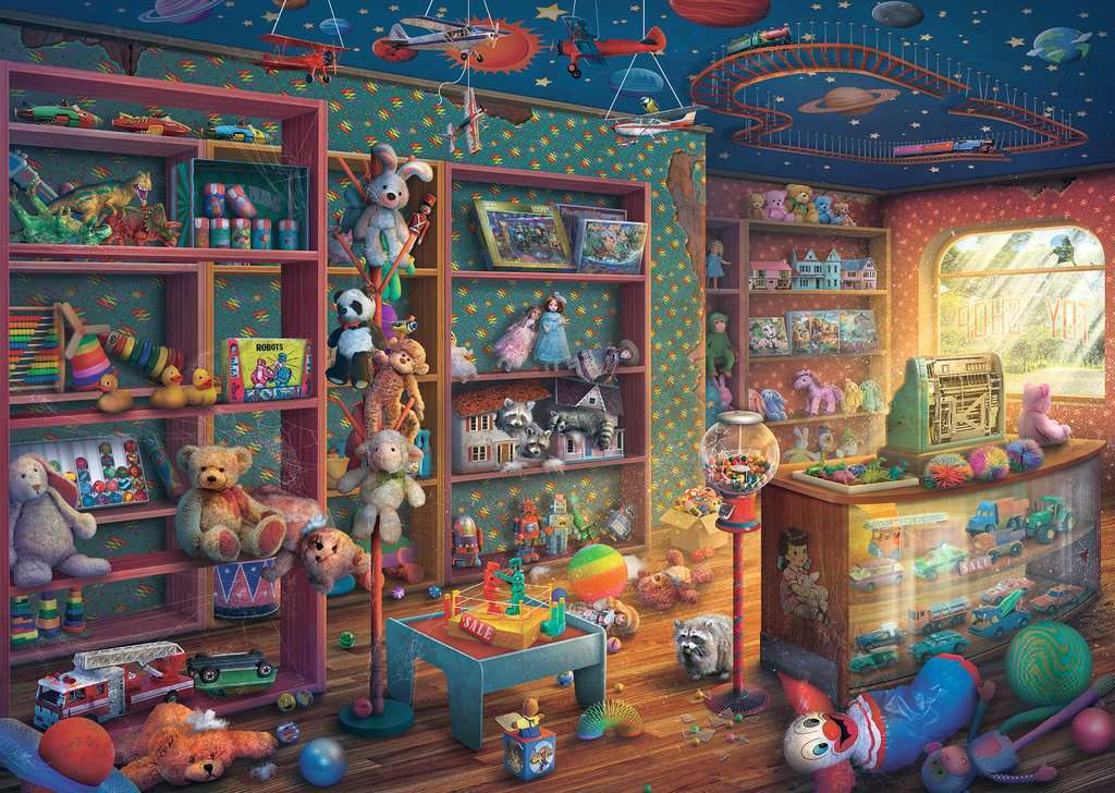 Tattered Toy Store 1000 Piece Puzzle