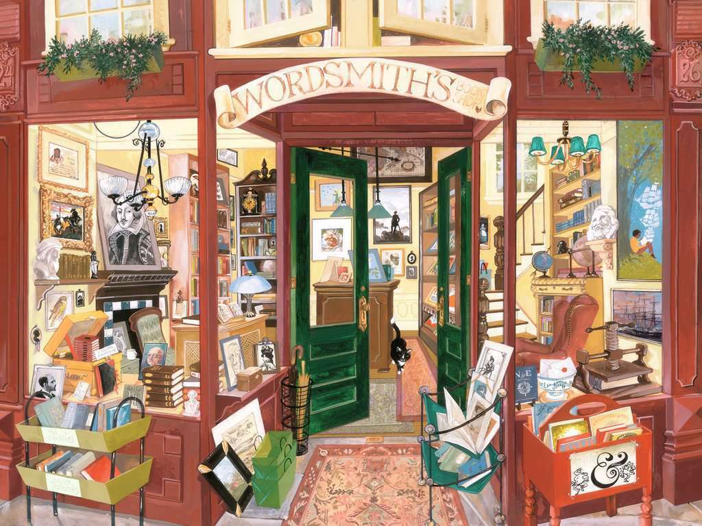 Wordsmith's Bookshop 1500 Piece Puzzle