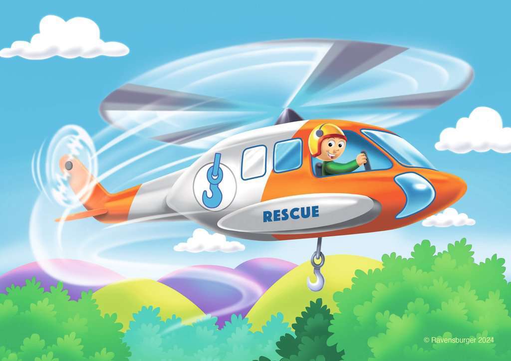 MFP Rescue Vehicles 2,3,4,5 pc Puzzles