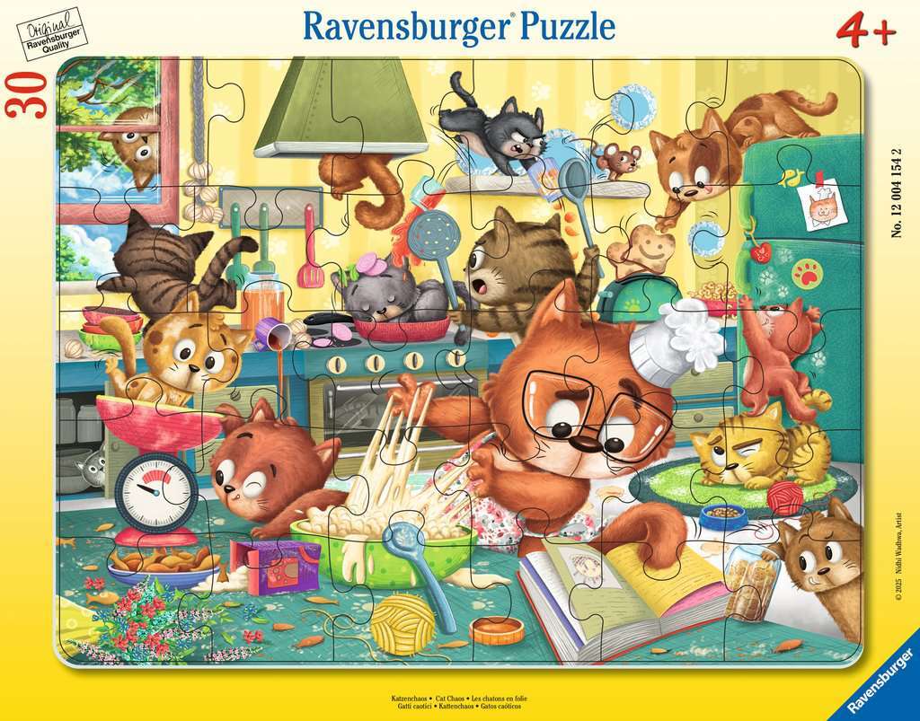 Cat Chaos Board Puzzle (30 pc)