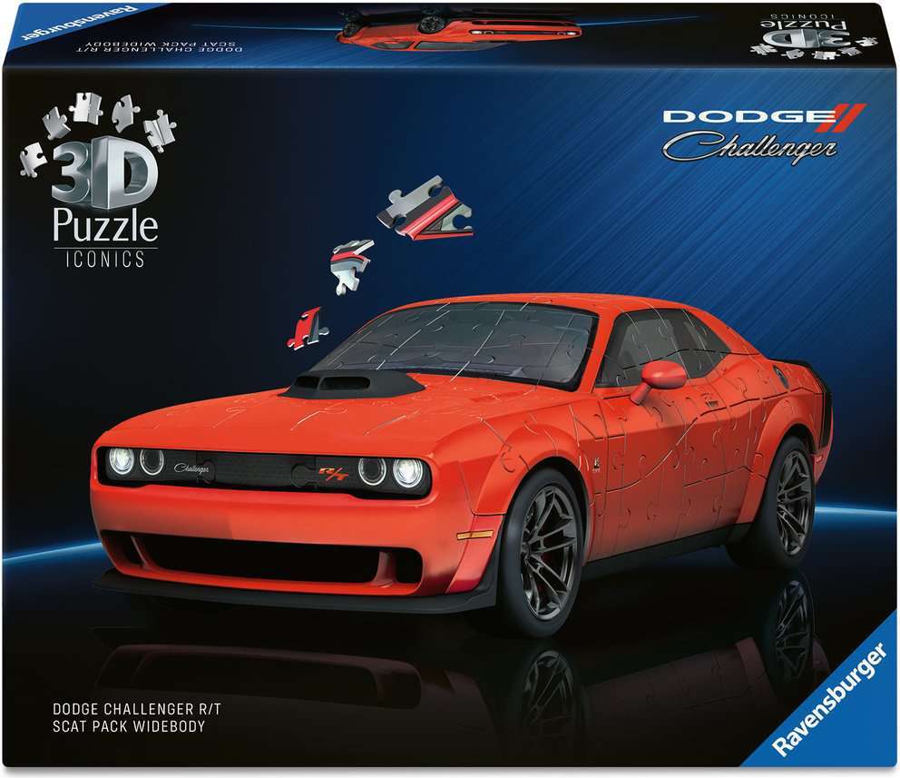 3D Iconics Dodge Challenger 108pc