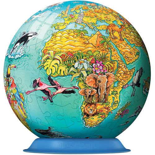 Children's World Map Puzzleball 108 pc