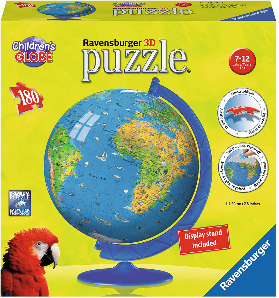 Children's World Globe 3D 180 pc puzzle