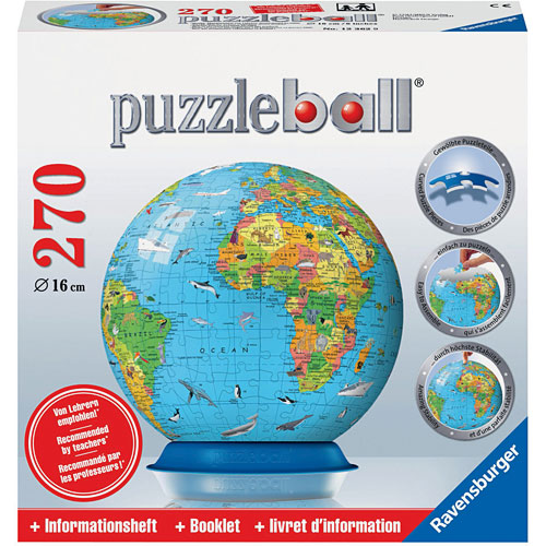 Children's Globe and Book 3D 270 pc puzzle
