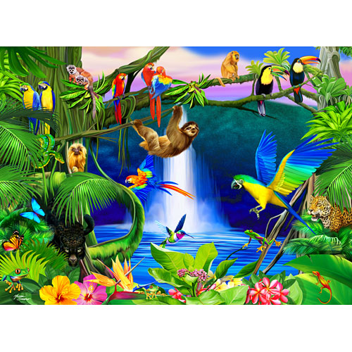 jungle life 200 pc puzzle