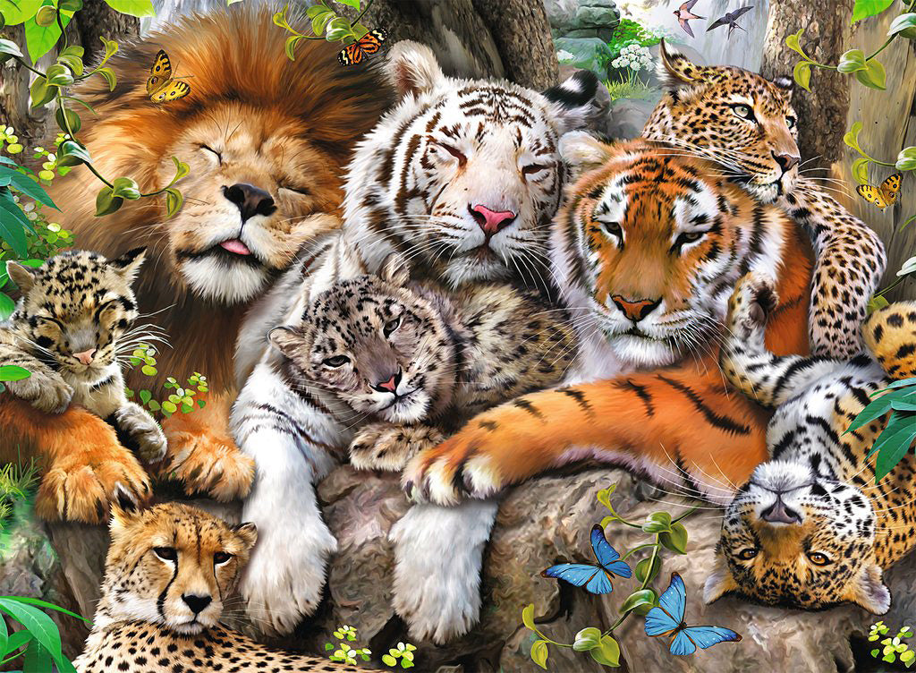 Big Cat Nap 200pc XXL Puzzle