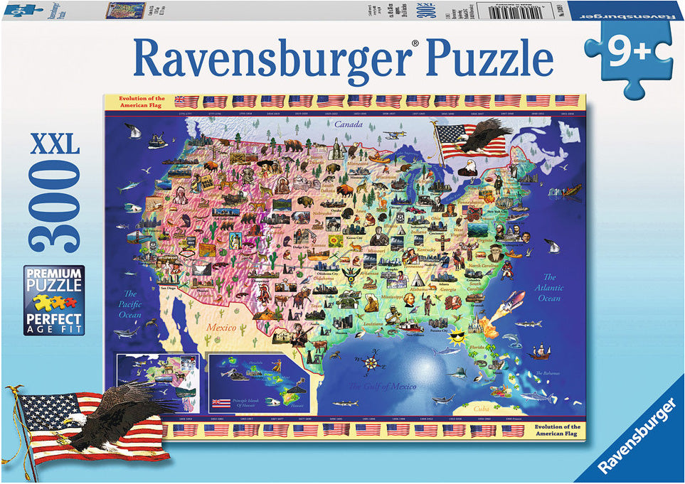 USA Map 300pc Puzzle