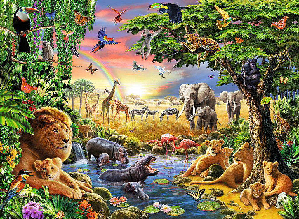Evening at the Waterhole 300pc Puzzle