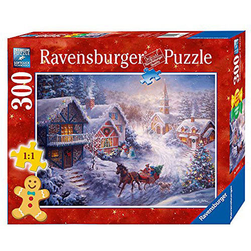 Ravensburger Dashing Through the Snow Format Puzzle (300 Piece), Large