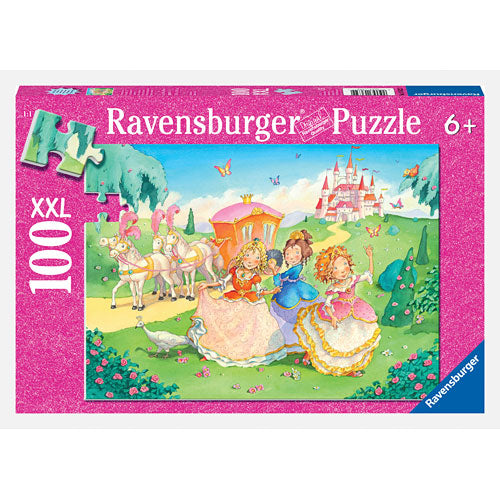 Princess Carriage Ride Puzzle 100 pc
