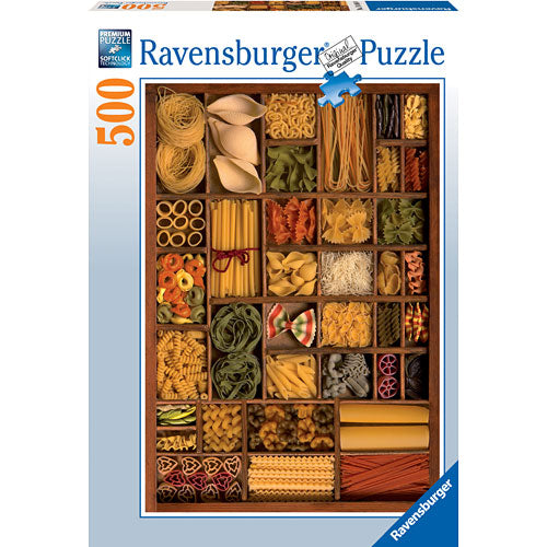 Bunte Pasta Puzzle (keep 1 w/cookbooks)