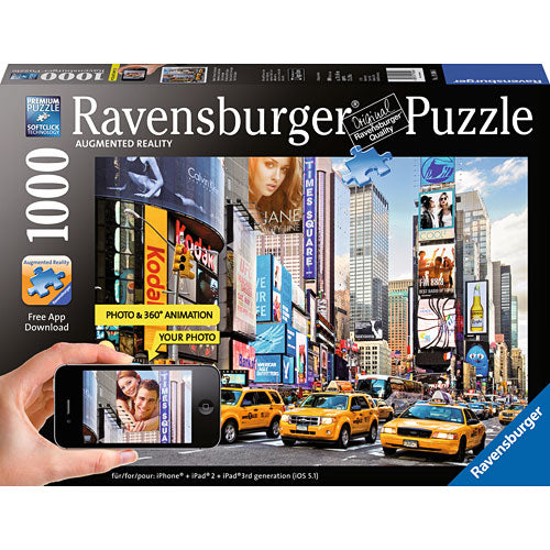 Colorful Activity at Times Square 1000pc Puzzle