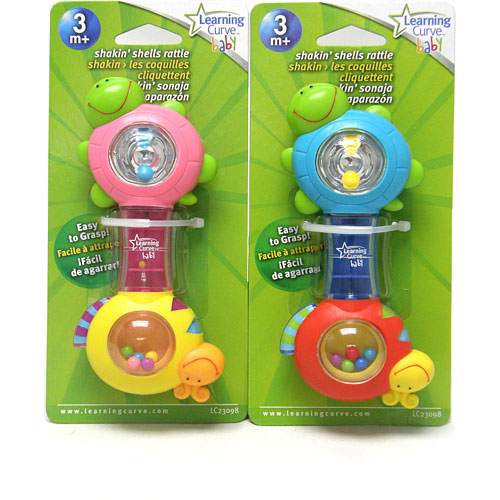 Learning Curve Baby Shakin Shell Rattle Assortment