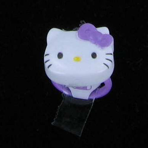 Japanese Sanrio Hello Kitty Stamp Ring (Purple)