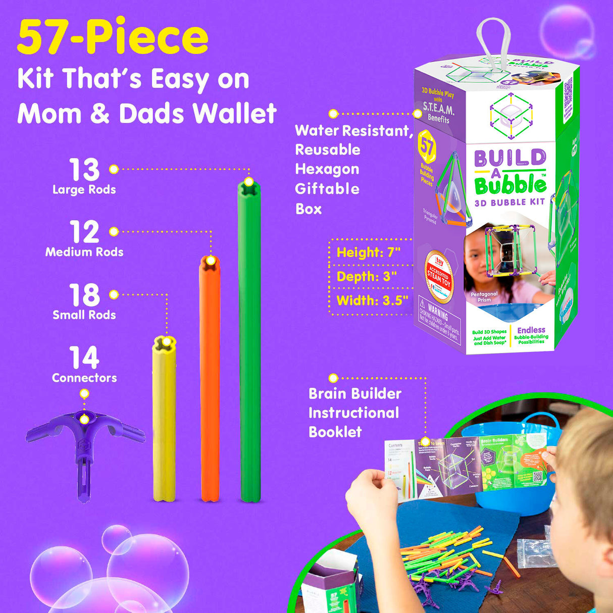 Build-A-Bubble 3D Bubble Kit