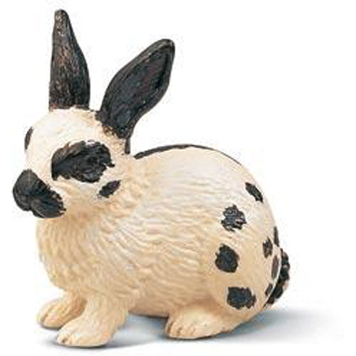 RABBIT, WHITE-BLACK